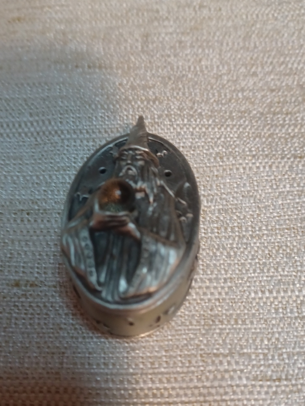 Wizard Pewter  Brooch / Box